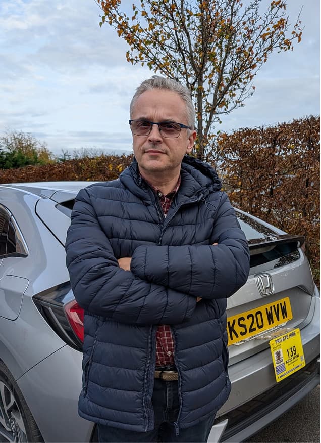 Private hire vehicle in Boston UK hero image